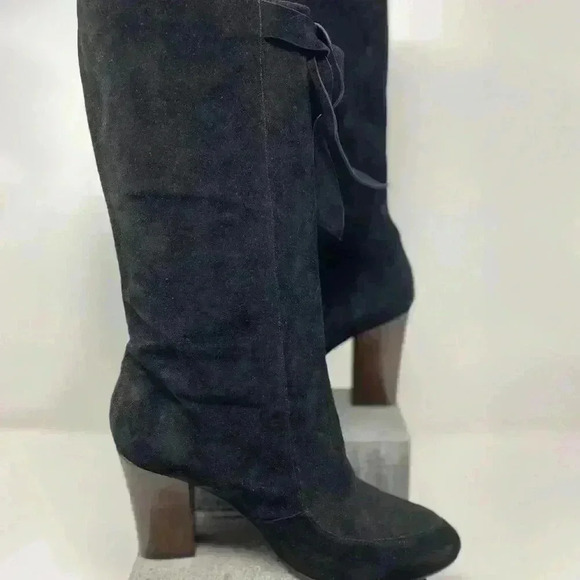 Megumi Ochi Black Suede Boot, size 38 - Picture 3 of 4